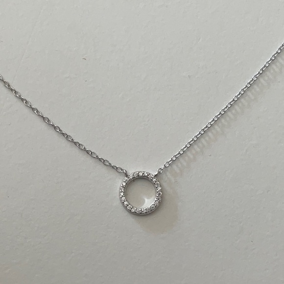 Jewelry - Sterling silver cubic zirconia necklace